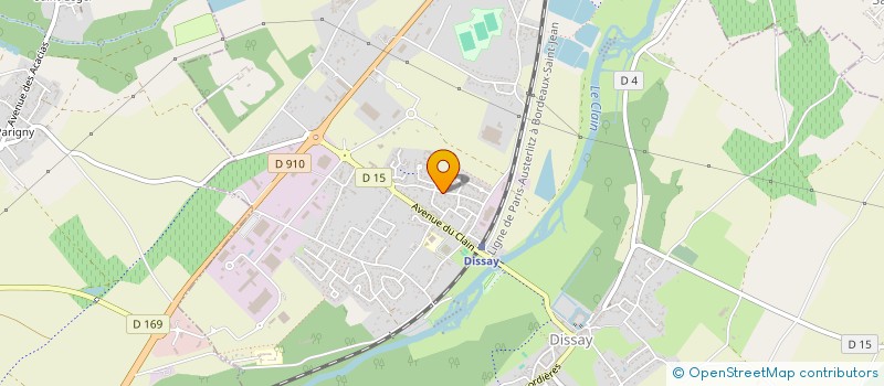 localisation de l'entreprise 889 498 689 à DISSAY