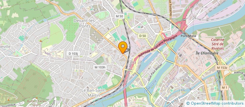 localisation de l'entreprise 889 526 604   METZ