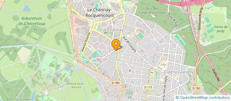 localisation de l'entreprise 889 529 756   LE CHESNAY-ROCQUENCOURT