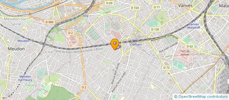 localisation de l'entreprise 889 530 846 à CLAMART