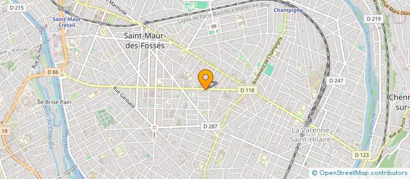 localisation de l'entreprise 889 532 784  à SAINT-MAUR-DES-FOSSES