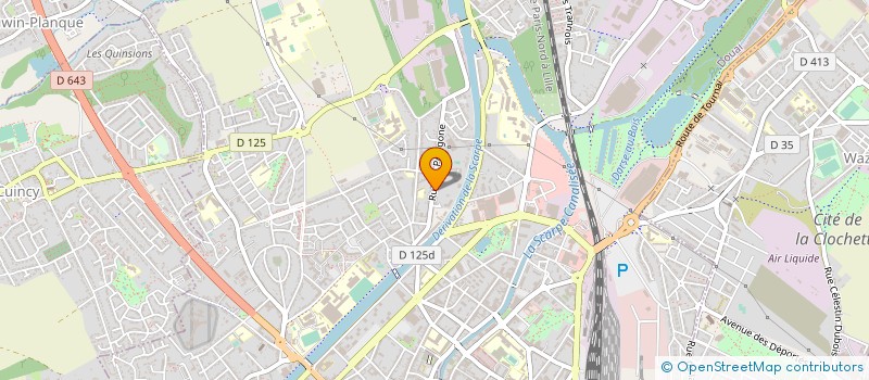 localisation de l'entreprise 889 537 197   DOUAI