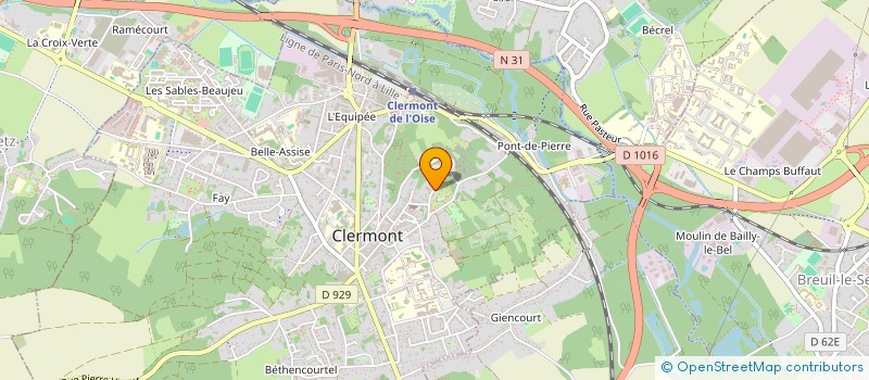 localisation de l'entreprise 889 542 460   CLERMONT