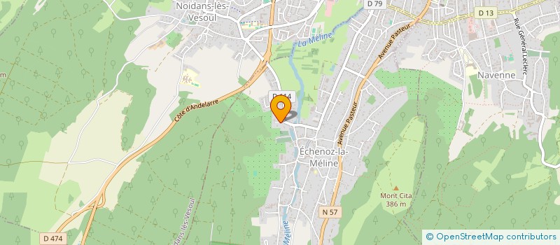 localisation de l'entreprise 889 552 949   ECHENOZ-LA-MELINE