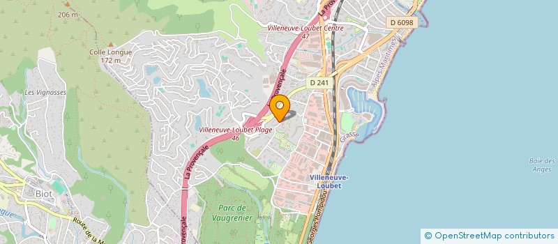 localisation de l'entreprise 889 553 210 à VILLENEUVE-LOUBET