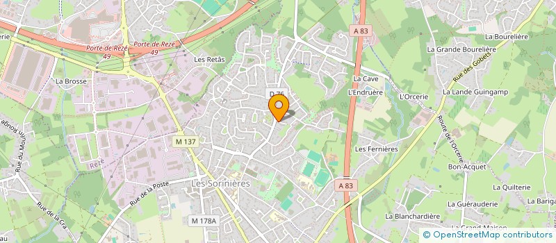 localisation de l'entreprise 889 567 871 à REZE
