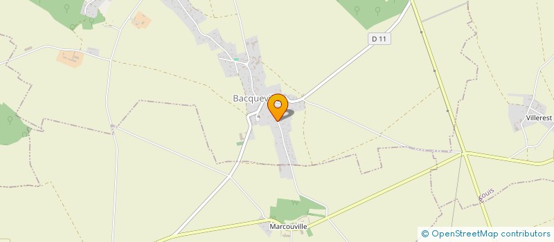 localisation de l'entreprise 889 568 861   BACQUEVILLE