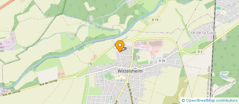 localisation de l'entreprise 889 570 693   WITTELSHEIM