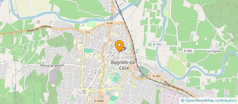 localisation de l'entreprise 889 590 931   BAGNOLS-SUR-CEZE