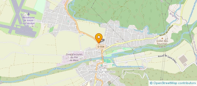 localisation de l'entreprise 889 593 950   VINON-SUR-VERDON