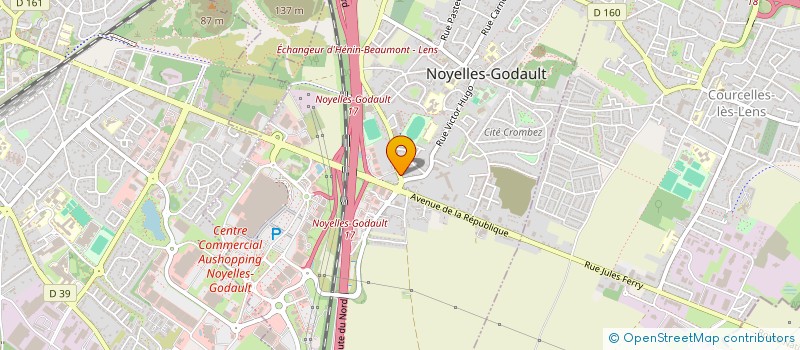 localisation de l'entreprise 889 612 875   NOYELLES-GODAULT