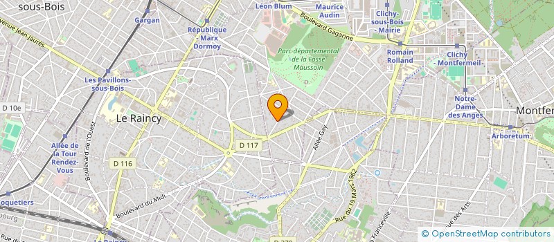localisation de l'entreprise 889 645 768 à LE BLANC-MESNIL