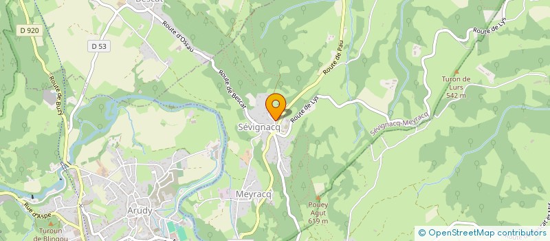 localisation de l'entreprise 889 649 224   SEVIGNACQ-MEYRACQ