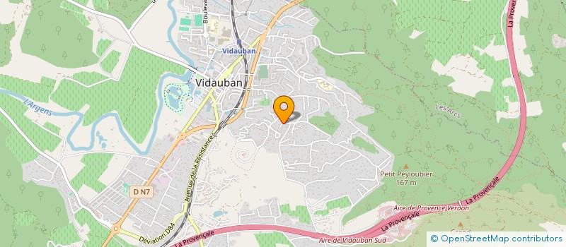 localisation de l'entreprise 889 694 352   VIDAUBAN