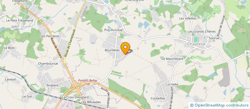 localisation de l'entreprise 889 697 827 à CHAPTELAT