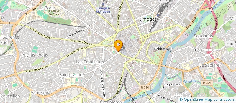 localisation de l'entreprise 889 702 866 à LIMOGES