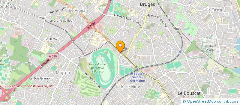 localisation de l'entreprise 889 710 059   LE BOUSCAT