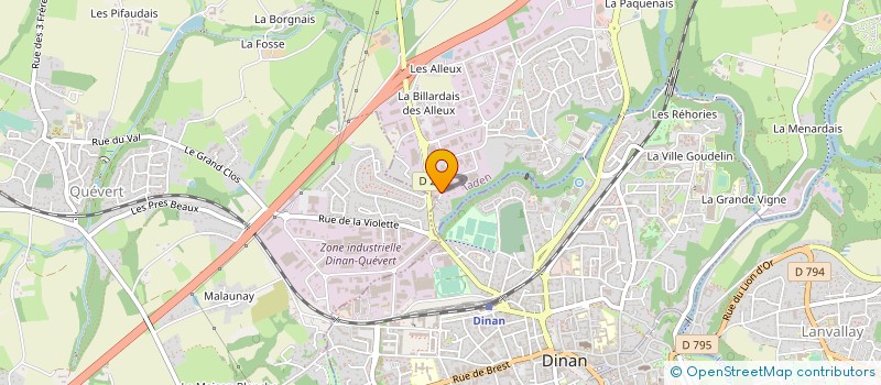 localisation de l'entreprise 889 723 417 à DINAN