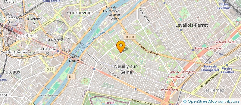 localisation de l'entreprise 889 731 790   NEUILLY-SUR-SEINE