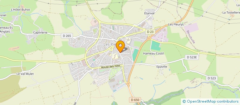 localisation de l'entreprise 889 737 680 à LES PIEUX