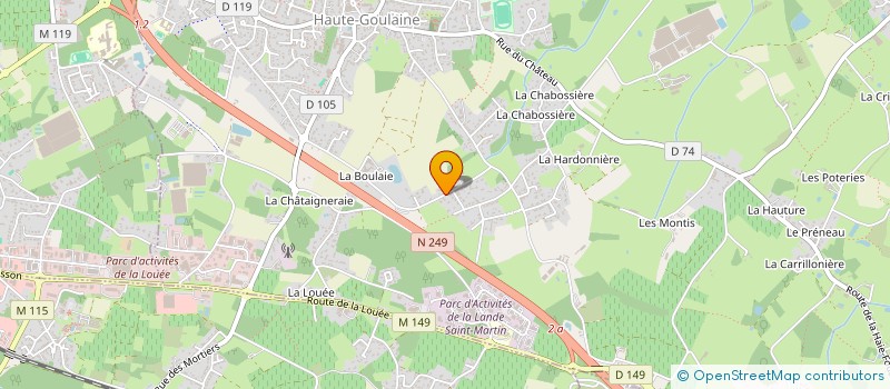 localisation de l'entreprise 889 749 743 à HAUTE-GOULAINE