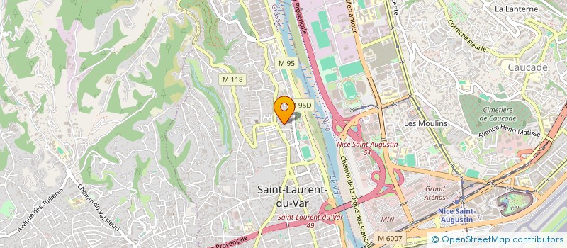 localisation de l'entreprise 889 760 674 à SAINT-LAURENT-DU-VAR
