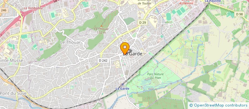 localisation de l'entreprise 889 765 327   LA CRAU