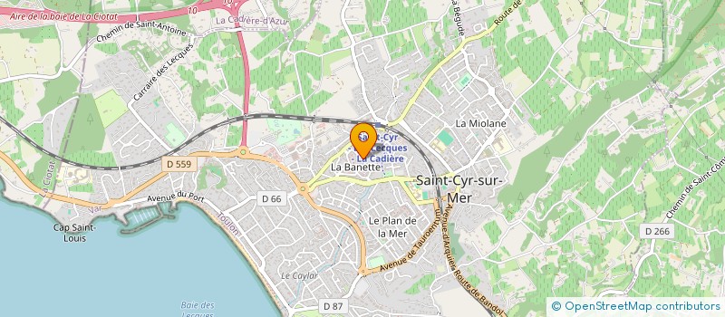 localisation de l'entreprise 889 766 648   LA CADIERE-D'AZUR