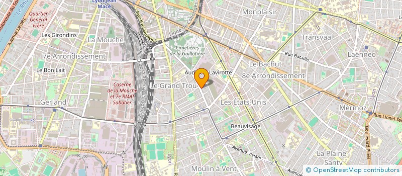 localisation de l'entreprise 889 778 767   LYON