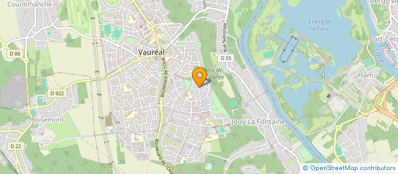 localisation de l'entreprise 889 786 141  à VAUREAL