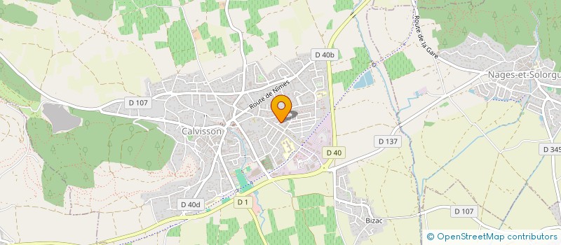 localisation de l'entreprise 889 790 630   CALVISSON