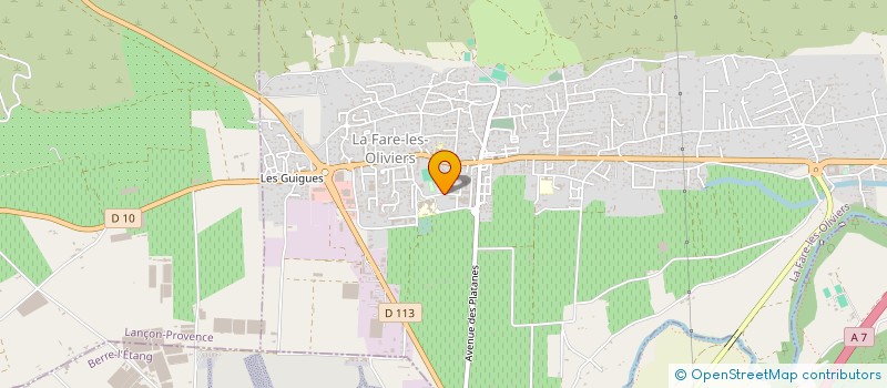 localisation de l'entreprise 889 795 480   LA FARE-LES-OLIVIERS