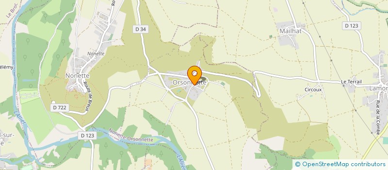 localisation de l'entreprise 889 795 993   AUZAT-LA-COMBELLE