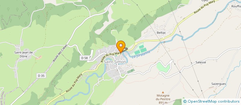 localisation de l'entreprise 889 802 302  à AURILLAC