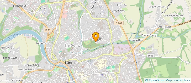 localisation de l'entreprise 889 810 255   LANNION