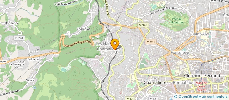 localisation de l'entreprise 889 813 671   CHAMALIERES