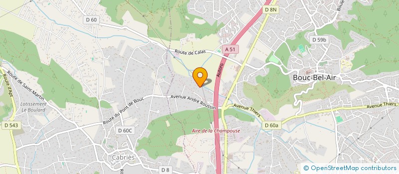 localisation de l'entreprise 889 821 443 à BOUC-BEL-AIR