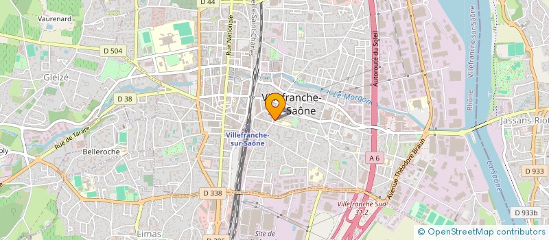 localisation de l'entreprise 889 822 383   VILLEFRANCHE-SUR-SAONE