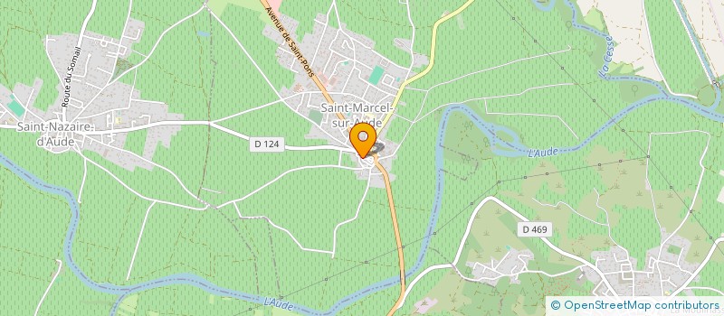 localisation de l'entreprise 889 828 232   SAINT-MARCEL-SUR-AUDE