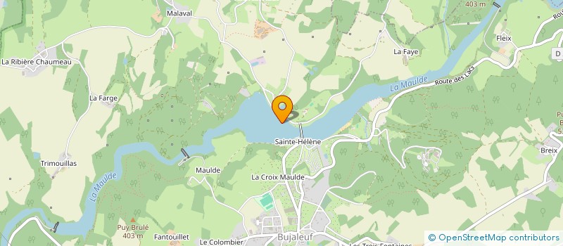 localisation de l'entreprise 889 837 639   BUJALEUF