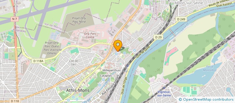 localisation de l'entreprise 889 850 103 à ATHIS-MONS