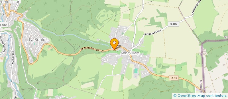 localisation de l'entreprise 889 852 885   VALENTIGNEY