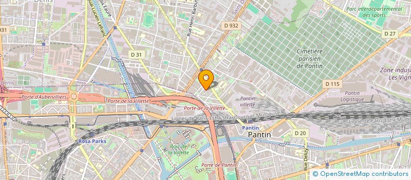 localisation de l'entreprise 889 858 924   PANTIN