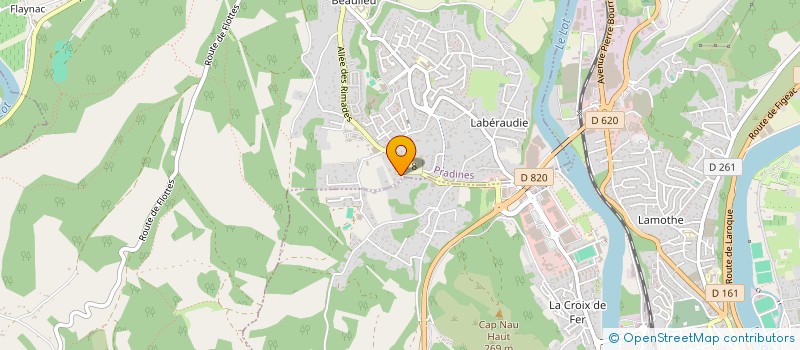 localisation de l'entreprise 889 864 302   CAHORS