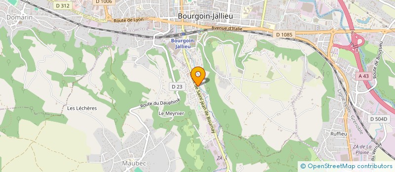 localisation de l'entreprise 889 870 614   L'ISLE-D'ABEAU