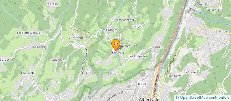 localisation de l'entreprise 889 881 066   PALLUD