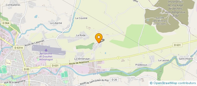 localisation de l'entreprise 889 883 450   RIVEDOUX-PLAGE