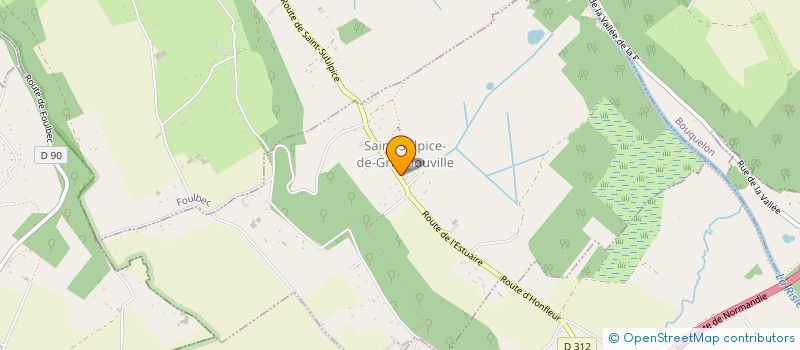 localisation de l'entreprise 889 886 172   SAINT-SULPICE-DE-GRIMBOUVILLE