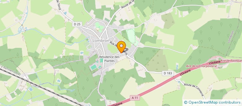 localisation de l'entreprise 889 899 621   LOMBRON