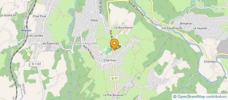 localisation de l'entreprise 889 914 701   BOSMIE-L'AIGUILLE